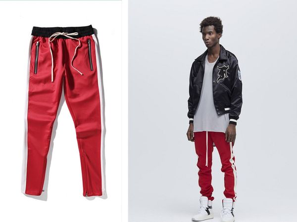 Dark style mens european clothing kanye west Leisure trousers Blue Patchwork harem dress fear of god zipper track pants
Dark style mens european clothing kanye west Leisure trousers Blue Patchwork harem dress fear of god zipper track pants