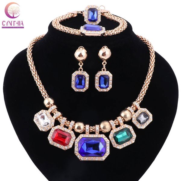 women 2 colors jewelry sets with earrings boho crystal fashion 2020 statement necklace for party wedding trendy necklace, Black
women 2 colors jewelry sets with earrings boho crystal fashion 2020 statement necklace for party wedding trendy necklace, Black