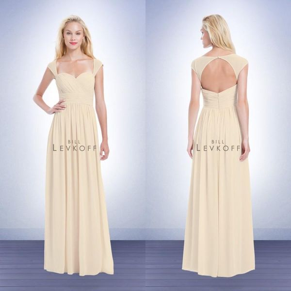 beach 2016 bill levkoff bridesmaid dress champagne sweetheart neck capped sleeves keyhole back wedding party dresses, White;pink
beach 2016 bill levkoff bridesmaid dress champagne sweetheart neck capped sleeves keyhole back wedding party dresses, White;pink