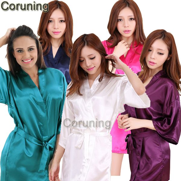 wholesale- rb032 2016 new silk kimono robe bathrobe women silk bridesmaid robes navy blue robes satin robe ladies dressing gowns, Black;red
wholesale- rb032 2016 new silk kimono robe bathrobe women silk bridesmaid robes navy blue robes satin robe ladies dressing gowns, Black;red