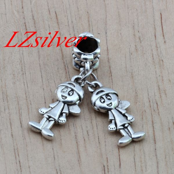 HOT ! 100Pcs Ancient silver Alloy Twins brothers Charm Dangle for European Bead Bracelet DIY Jewelry
HOT ! 100Pcs Ancient silver Alloy Twins brothers Charm Dangle for European Bead Bracelet DIY Jewelry