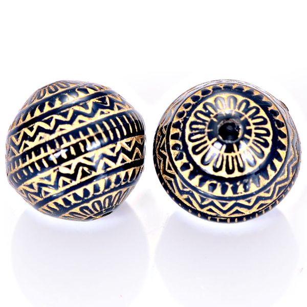 100 pcs 11mm wavy pattern design acrylic round ripple antique design beads for diy jewelry bracelets making accessories, Black
100 pcs 11mm wavy pattern design acrylic round ripple antique design beads for diy jewelry bracelets making accessories, Black