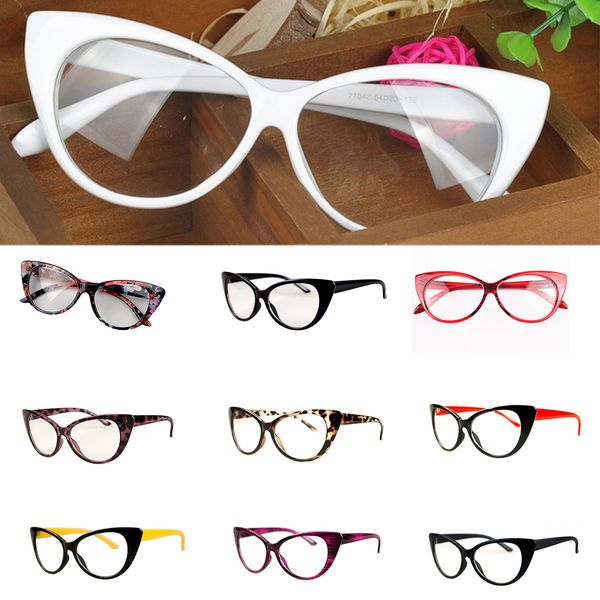 wholesale- classic cat eye glasses sexy retro fashion style women's eyewear frame vintage eyewear 10colors, Silver
wholesale- classic cat eye glasses sexy retro fashion style women's eyewear frame vintage eyewear 10colors, Silver