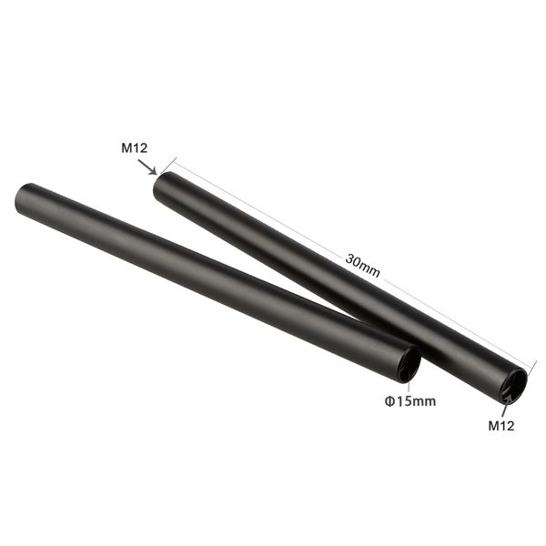 camvate 30cm aluminum anodized 15mm rod for camera tripod mounting baseplate 15mm rig
camvate 30cm aluminum anodized 15mm rod for camera tripod mounting baseplate 15mm rig