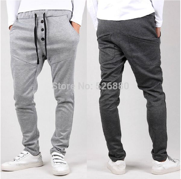 wholesale-new 2016 men's clothing three buckle decorated sweatpants male fashion slim fit casual pants men's joggers trousers, Black
wholesale-new 2016 men's clothing three buckle decorated sweatpants male fashion slim fit casual pants men's joggers trousers, Black
