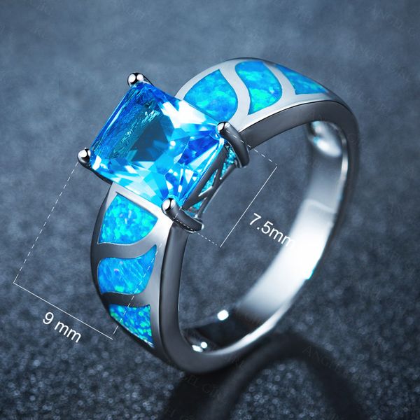 sale new 925 jewelry new 925 silver bule opal couple ring fit pandora female crystal from swarovski rings, White
sale new 925 jewelry new 925 silver bule opal couple ring fit pandora female crystal from swarovski rings, White