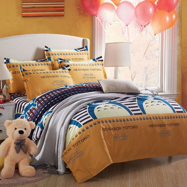 wholesale- 2017 new childrens anime beddings set cartoon style bed sheets cute totoro jogo de cama duvet cover twin super king pj320
wholesale- 2017 new childrens anime beddings set cartoon style bed sheets cute totoro jogo de cama duvet cover twin super king pj320