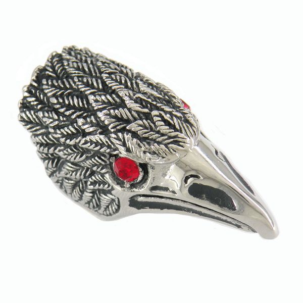 fanssteel stainless steel punk vintage mens or womens jewelry amercian spirit eagle with red eyes ring gift for brothers sisters 10w82, Silver
fanssteel stainless steel punk vintage mens or womens jewelry amercian spirit eagle with red eyes ring gift for brothers sisters 10w82, Silver