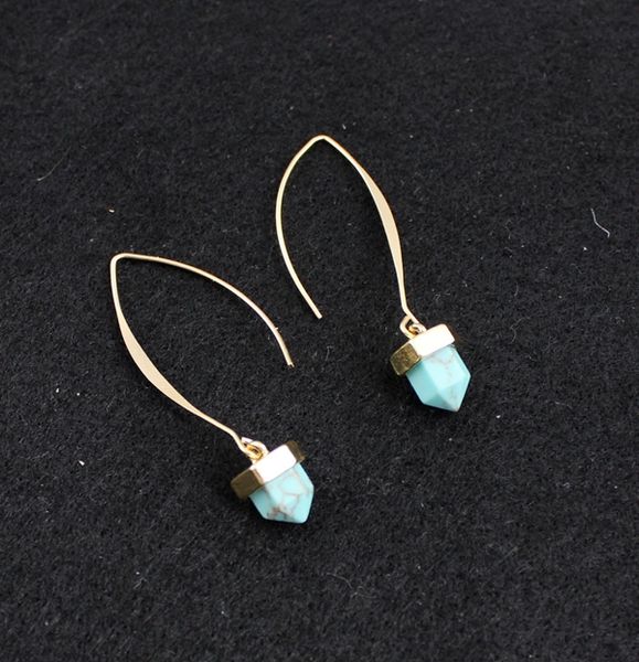 kite turquoise bullet train earring, durzy geometry stone, cute gift for women, and hign quality, Silver
kite turquoise bullet train earring, durzy geometry stone, cute gift for women, and hign quality, Silver