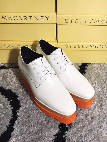 fashion wedge shoes stella mccartney shoes white genuine leather upper orange sole low stars, Black
fashion wedge shoes stella mccartney shoes white genuine leather upper orange sole low stars, Black