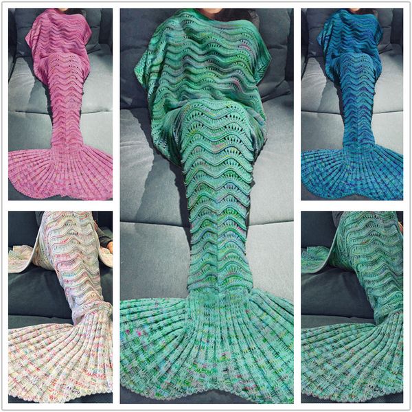 cute mermaid blanket wool knitting blankets mermaid tail blanket children 's winter sofa blanket 180*90 cm a0667
cute mermaid blanket wool knitting blankets mermaid tail blanket children 's winter sofa blanket 180*90 cm a0667