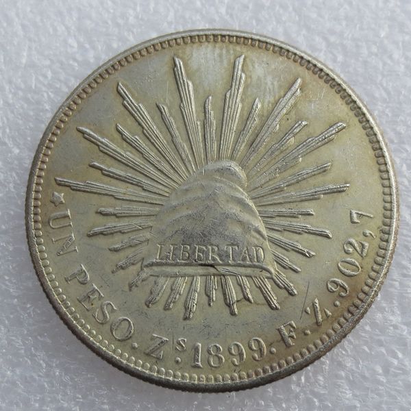 MO 1Uncirculated 1899 Мексика 1 песо Серебряная иностранная монета высокого качества латун
MO 1Uncirculated 1899 Мексика 1 песо Серебряная иностранная монета высокого качества латун
