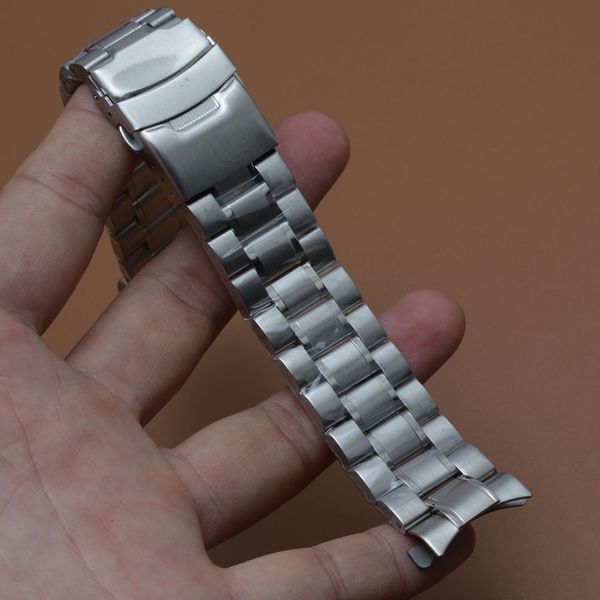 promotion watchbands new 2017 watch bracelet curved end 18mm 20mm 22mm 24mm silver stainless steel with safety buckle deployment for sport, Black;brown
promotion watchbands new 2017 watch bracelet curved end 18mm 20mm 22mm 24mm silver stainless steel with safety buckle deployment for sport, Black;brown
