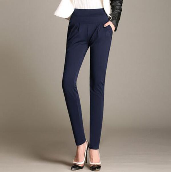 new design women's ol loose pants solid elastic waist harem pants formal elegant work wear office lady long trousers axs, Black;white
new design women's ol loose pants solid elastic waist harem pants formal elegant work wear office lady long trousers axs, Black;white