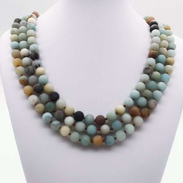 8mm 60 quot hand knotted matte amazonite long necklace 8mm amazonite bead necklace gem tone necklace gift
8mm 60 quot hand knotted matte amazonite long necklace 8mm amazonite bead necklace gem tone necklace gift