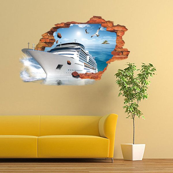 new 3d seascape wall decal removable steamship wall stickers wallpaper mural art home decor sale
new 3d seascape wall decal removable steamship wall stickers wallpaper mural art home decor sale