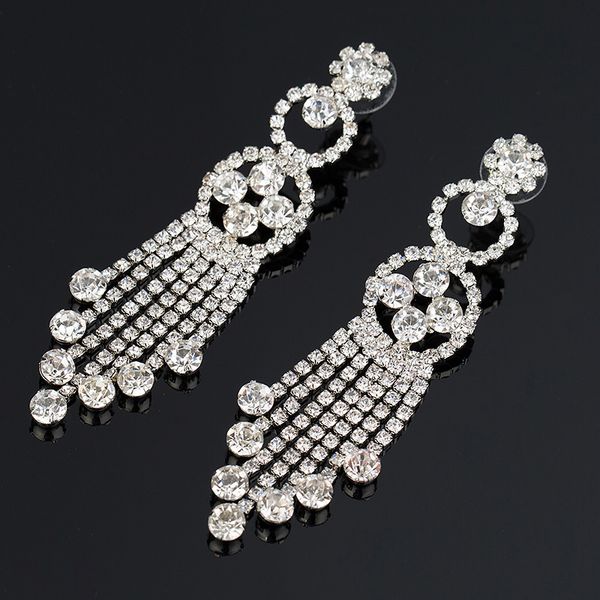 luxurious rhinestone Crystal Bridal Long Earrings Pendant Drop Earrings Top Quality Tassel Earrings for Women #E174
luxurious rhinestone Crystal Bridal Long Earrings Pendant Drop Earrings Top Quality Tassel Earrings for Women #E174