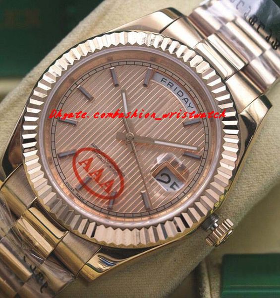 Luxury Watches 2017 New Rose Gold 40mm 228235 Stripe Dial Automatic Fashion Brand Men's Watch Wristwatch
Luxury Watches 2017 New Rose Gold 40mm 228235 Stripe Dial Automatic Fashion Brand Men's Watch Wristwatch