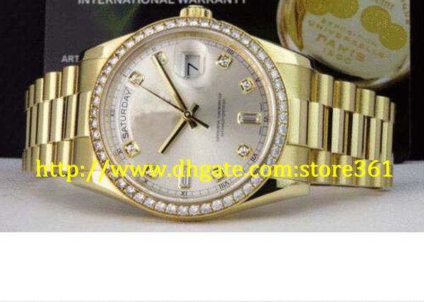 store361 new arrive watch 36mm 18kt gold president silver diamond dial bezel 118238, Slivery;brown
store361 new arrive watch 36mm 18kt gold president silver diamond dial bezel 118238, Slivery;brown