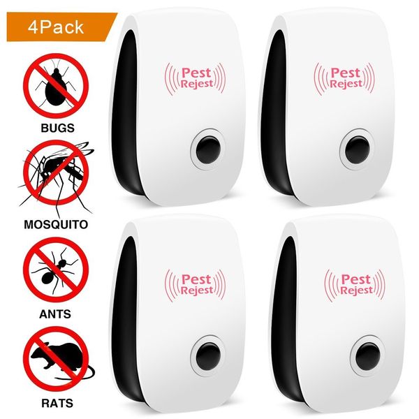 pest soldier pest control ultrasonic repellent electronic plug in repeller for insect white