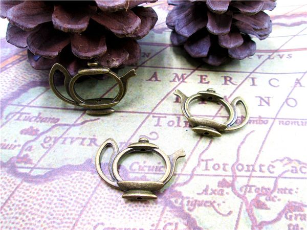 45pcs teapot charms, antique bronze lovely tea pot spacer connector link caps beads frame charm pendant 19x23mm, Bronze;silver
45pcs teapot charms, antique bronze lovely tea pot spacer connector link caps beads frame charm pendant 19x23mm, Bronze;silver