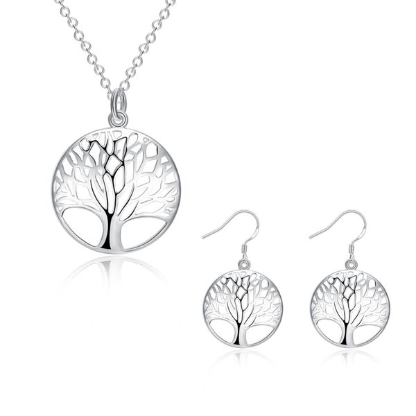 cute silver tree of life jewelry set necklace earring lady wife friend women wedding valentines gift charms s828
cute silver tree of life jewelry set necklace earring lady wife friend women wedding valentines gift charms s828