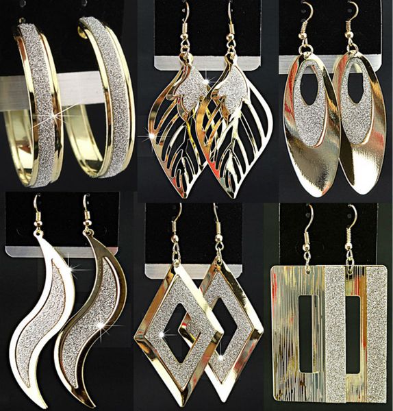 new 6pairs mix style fashion gold p frosted charms drop earrings for women wholesale jewelry lots a1069-1073, Silver
new 6pairs mix style fashion gold p frosted charms drop earrings for women wholesale jewelry lots a1069-1073, Silver