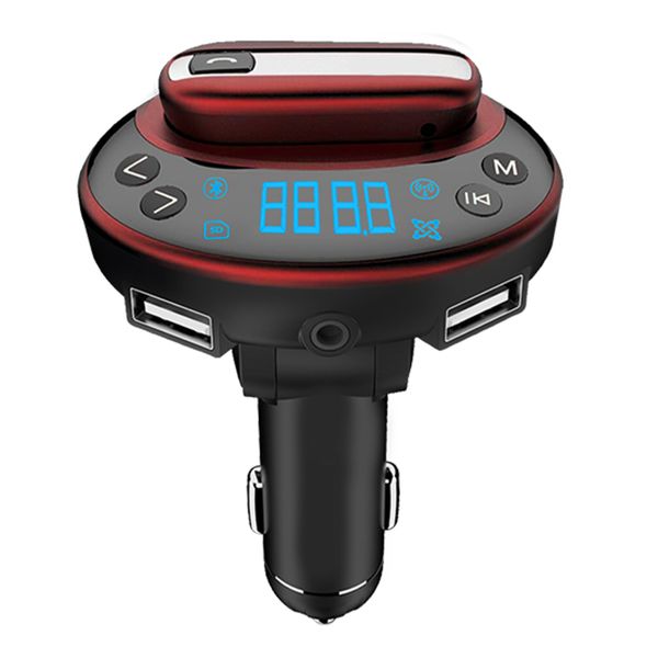 V8 Bluetooth Handsfree Car Kit MP3 Player FM Transmitter Wireless Headset Support TF Card With Aux Audio USB Duel Port Charger
V8 Bluetooth Handsfree Car Kit MP3 Player FM Transmitter Wireless Headset Support TF Card With Aux Audio USB Duel Port Charger