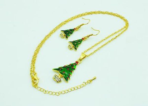 fashion jewelry sets gold plated earings elegant christmas tree for women earrings statement necklace set sweater chain christmas gift, Silver
fashion jewelry sets gold plated earings elegant christmas tree for women earrings statement necklace set sweater chain christmas gift, Silver