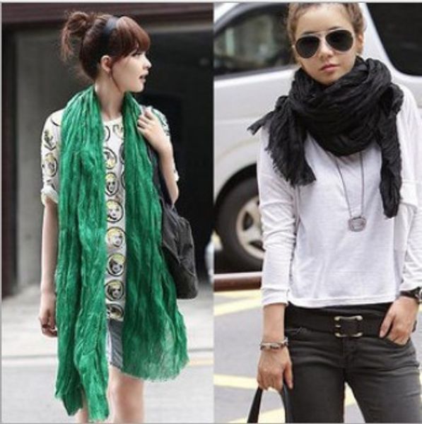 wholesale-180*50 cm ping 2014 autumn and winter solid color scarves cape ultralarge ultra fluid pleated long silk scarf woman, Blue;gray
wholesale-180*50 cm ping 2014 autumn and winter solid color scarves cape ultralarge ultra fluid pleated long silk scarf woman, Blue;gray
