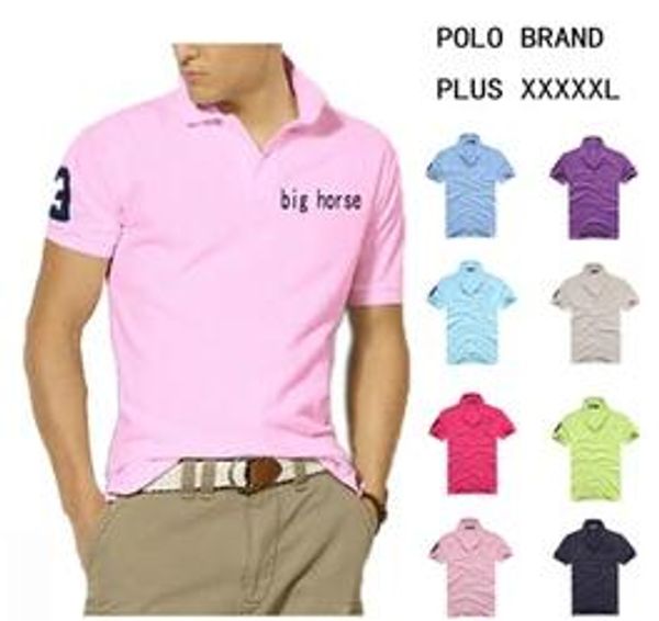 Big Size S-6XL Polo Shirt Men Big Horse Camisa Solid Short Sleeve Summer Casual Camisas Polo Mens Free Shipping
Big Size S-6XL Polo Shirt Men Big Horse Camisa Solid Short Sleeve Summer Casual Camisas Polo Mens Free Shipping