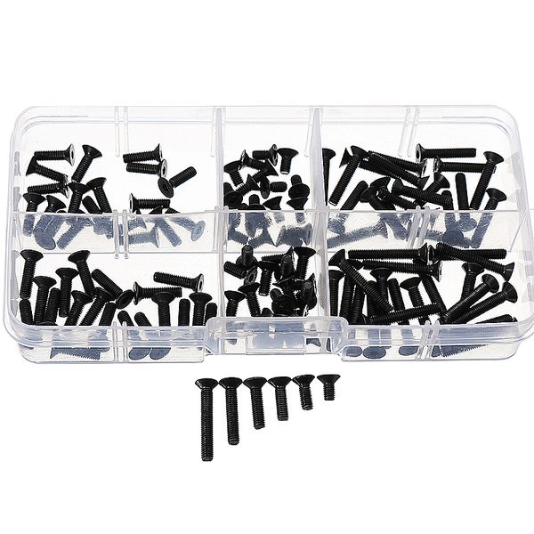 m3ch7 m3 carbon steel hex socket flat head cap screws countersunk bolts assortment 120pcs
m3ch7 m3 carbon steel hex socket flat head cap screws countersunk bolts assortment 120pcs