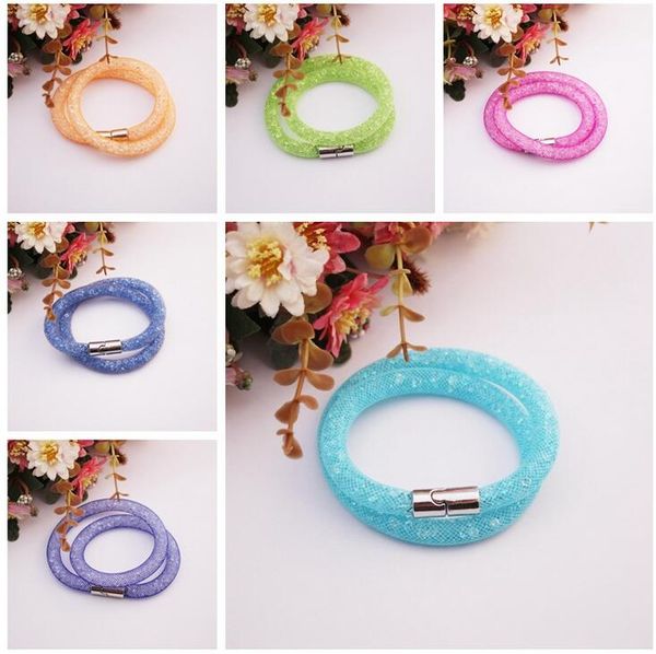 gift pure handmade resin drill crystal nylon mesh double bracelet bracelet fb197 mix order 20 pieces a lot charm bracelets, Golden;silver
gift pure handmade resin drill crystal nylon mesh double bracelet bracelet fb197 mix order 20 pieces a lot charm bracelets, Golden;silver