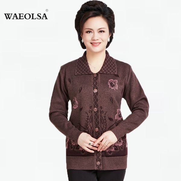 wholesale-spring autumn cashmere sweater old women well knitted cardigan middle age ladies wool sweaters 50s 60s 70s year old cardigans, White;black
wholesale-spring autumn cashmere sweater old women well knitted cardigan middle age ladies wool sweaters 50s 60s 70s year old cardigans, White;black