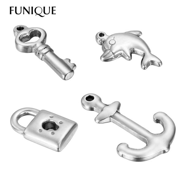 wholesale- funique 5pcs new fashion silver tone stainless steel dolphin anchor lock key pendant jewelry findings sea navigation, Bronze;silver
wholesale- funique 5pcs new fashion silver tone stainless steel dolphin anchor lock key pendant jewelry findings sea navigation, Bronze;silver