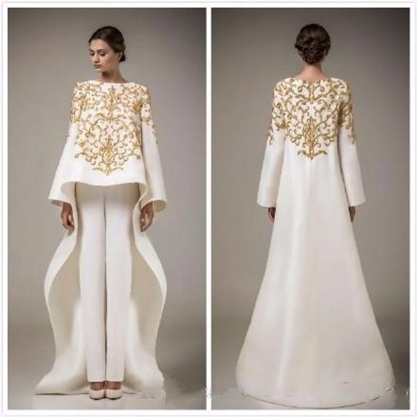 2016 luxury ivory gold evening dress open burning gown trousers but embroidery made festa dress formal gowns, Black;red
2016 luxury ivory gold evening dress open burning gown trousers but embroidery made festa dress formal gowns, Black;red