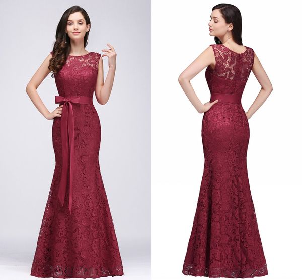 under $70 vintage full lace mermaid evening dresses sheer jewel neck sheath formal evening gowns for women cps720, Black;red
under $70 vintage full lace mermaid evening dresses sheer jewel neck sheath formal evening gowns for women cps720, Black;red