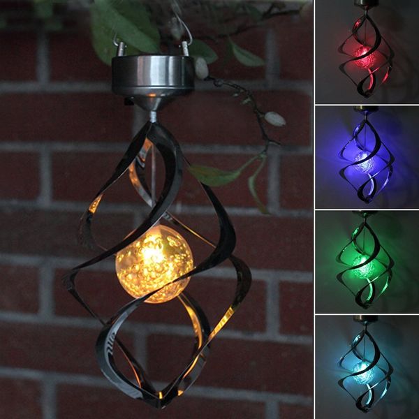 Солнечная энергия легкий ветер Spinner LED свет Открытый сад двор подвесной светильни
Солнечная энергия легкий ветер Spinner LED свет Открытый сад двор подвесной светильни