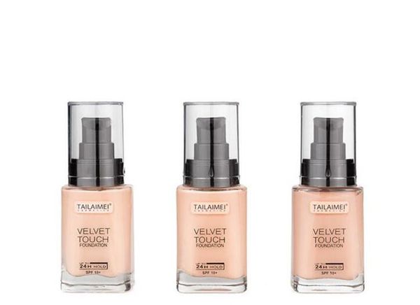 TAILAIMEI косметика Touch Foundation до 24 часов держать бархат TOUCH FOUNDATION 3COLORS бежевый / ярмарка
TAILAIMEI косметика Touch Foundation до 24 часов держать бархат TOUCH FOUNDATION 3COLORS бежевый / ярмарка