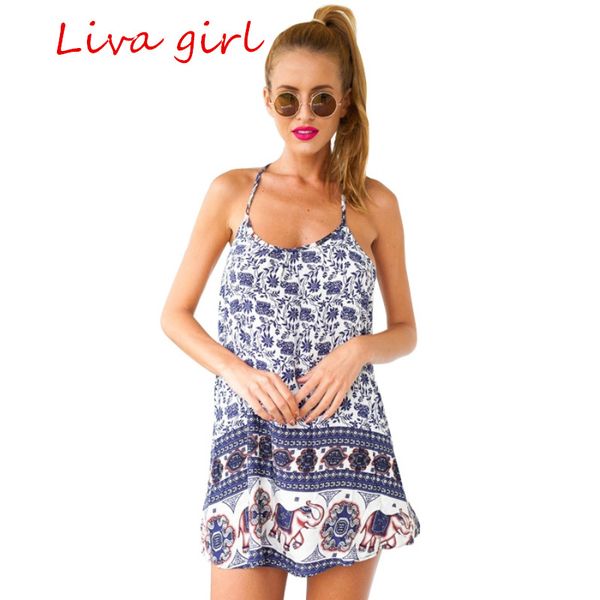 wholesale- summer women casual dresses robe retro floral printed plus size women backless dress vestidos, White;black
wholesale- summer women casual dresses robe retro floral printed plus size women backless dress vestidos, White;black