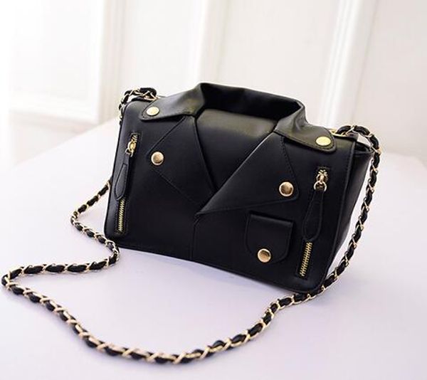 wholesale-women fashion leather jacket shape rivet zipper embellished chain shoulder bag cross body bag ( baok-129a
wholesale-women fashion leather jacket shape rivet zipper embellished chain shoulder bag cross body bag ( baok-129a