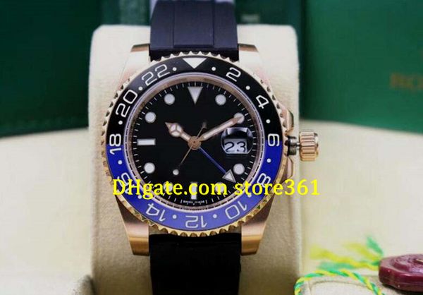 5 style luxury sport style gmt ii 116710 mens watches mechanical automatic rubber belt black dial black/blue ceramic bezel 40mm christmas, Slivery;brown
5 style luxury sport style gmt ii 116710 mens watches mechanical automatic rubber belt black dial black/blue ceramic bezel 40mm christmas, Slivery;brown