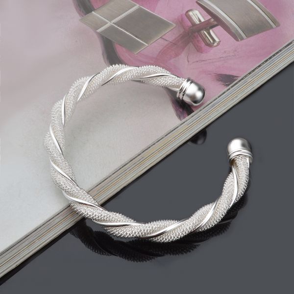 высокое качество бесплатная доставка горячая продажа стерлингового серебра 925 ювелирные изделия спираль сетка браслет браслет рождественски, Black
высокое качество бесплатная доставка горячая продажа стерлингового серебра 925 ювелирные изделия спираль сетка браслет браслет рождественски, Black