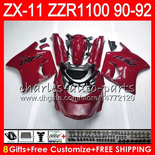 8Gifts 23Colors For KAWASAKI NINJA ZX11 ZX11R 90 91 92 ZZR 1100 red black 21NO93 ZX 11 11R ZZR1100 ZX-11R ZX-11 1990 1991 1992 Fairing Kit
8Gifts 23Colors For KAWASAKI NINJA ZX11 ZX11R 90 91 92 ZZR 1100 red black 21NO93 ZX 11 11R ZZR1100 ZX-11R ZX-11 1990 1991 1992 Fairing Kit