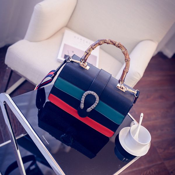 luxury Women Handbags 2017 Luxury Designer Stripe Patchwork BLACK Ladies Bags Handbags Leather Messenger Shoulder Cross Body Bags
luxury Women Handbags 2017 Luxury Designer Stripe Patchwork BLACK Ladies Bags Handbags Leather Messenger Shoulder Cross Body Bags