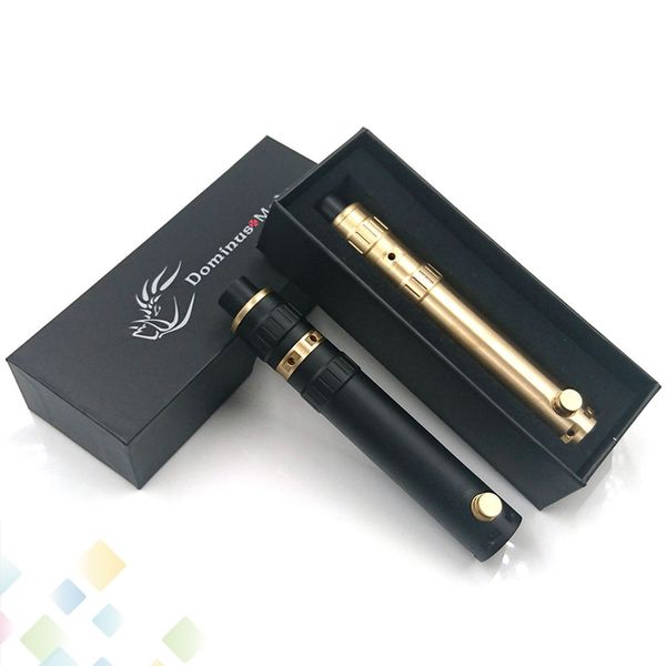 New Dominus Kit Come With Dominus Mechanical Mod and 2 Post Rebuildable Dripping Atomizer fit 18650 Battery 2 Colors DHL Free
New Dominus Kit Come With Dominus Mechanical Mod and 2 Post Rebuildable Dripping Atomizer fit 18650 Battery 2 Colors DHL Free