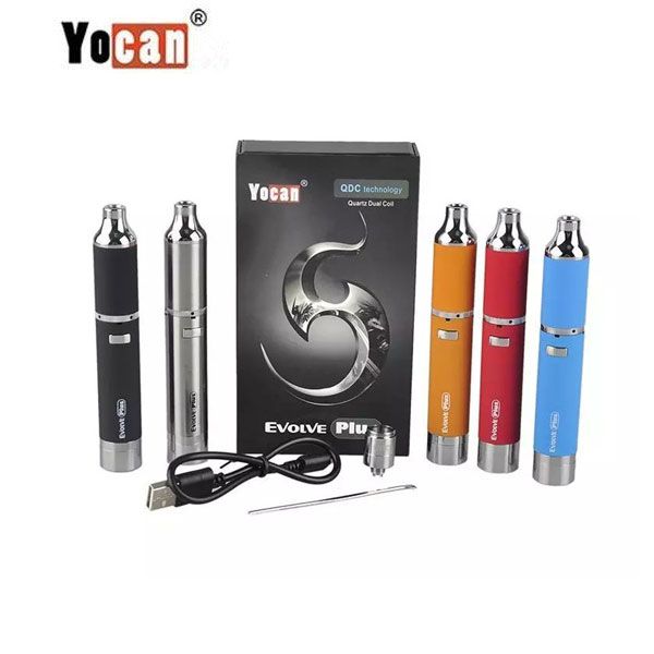 100% Authentic Yocan Evolve Plus Kit 1100mAh Battery E Cigarettes Quartz Dual Coil Wax Vaporizer Pen Kits Colors 
100% Authentic Yocan Evolve Plus Kit 1100mAh Battery E Cigarettes Quartz Dual Coil Wax Vaporizer Pen Kits Colors