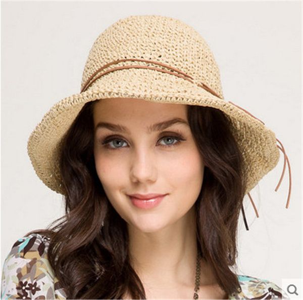 Новая мода женщин линия украшения костюм hat ms sun hat летний пляж мягкая солома Богем
Новая мода женщин линия украшения костюм hat ms sun hat летний пляж мягкая солома Богем