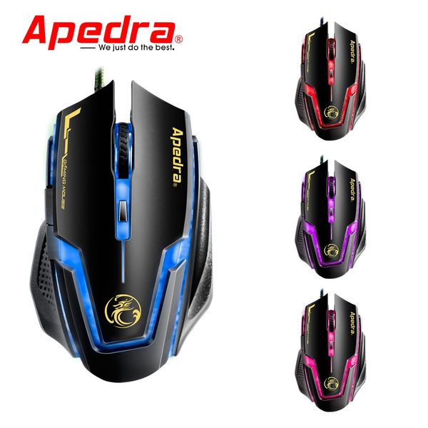 apedra a9 wired gaming mouse 3200dpi usb optical mouse 6 buttons computer pc mouse gamer professional gaming mice for desktop
apedra a9 wired gaming mouse 3200dpi usb optical mouse 6 buttons computer pc mouse gamer professional gaming mice for desktop