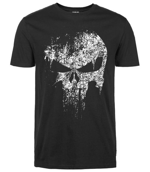 Summer casual Punisher Skull Marvel t shirts for man streetwear hip hop Comics Supper Hero Men T-Shirt fashion Tops Tee